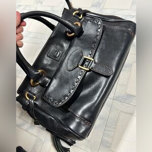Dooney & Bourke Black Leather Hand bag